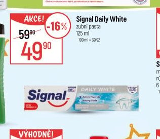 Signal Daily White zubní pasta