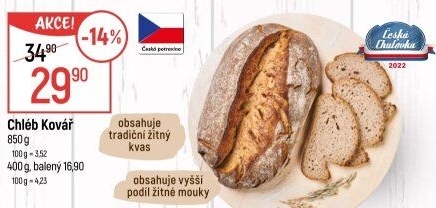 Chléb Kovář Globus