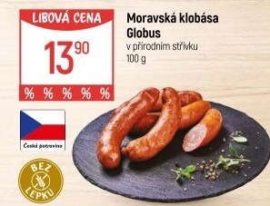 Moravská klobása Globus