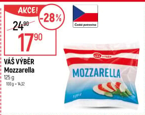 Mozzarella Váš Výběr
