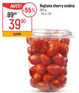 Rajčata cherry oválná