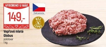 Vepřové mleté maso Globus