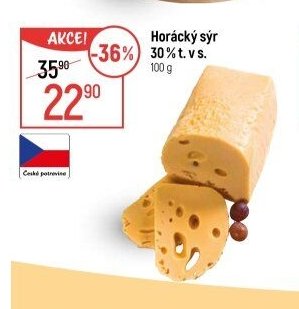 Horácký sýr 30 % t. v s.
