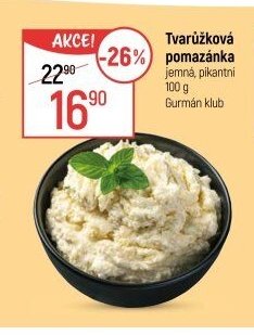 Tvarůžková pomazánka jemná, pikantní