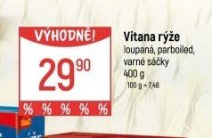 Vitana rýže loupaná, parboiled