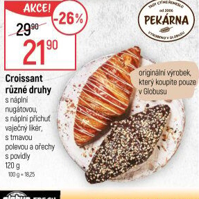 Croissant s náplní