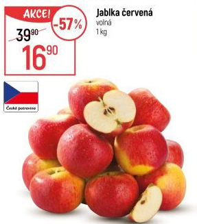 Jablka červená