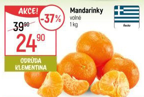 Mandarinky Klementinky