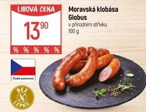 Moravská klobása Globus