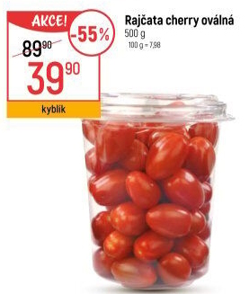 Rajčata cherry oválná