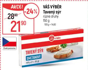Tavený sýr Váš Výběr