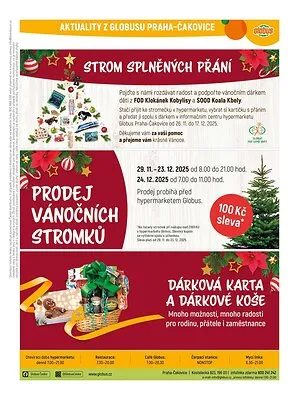 akční leták Globus 26.11.2025-2.12.2025