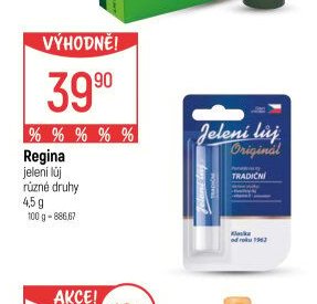 Regina jelení lůj