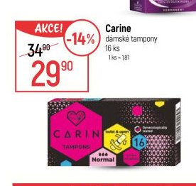 Carine dámské tampony