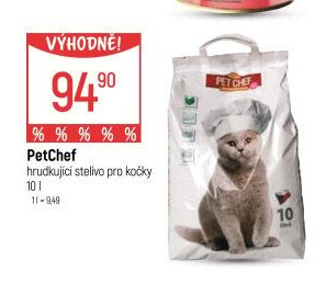 PetChef hrudkující stelivo pro kočky - Globus akcniletaky.com