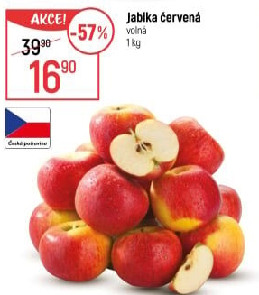 Jablka červená