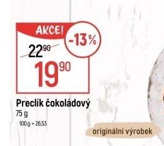 Preclík čokoládový