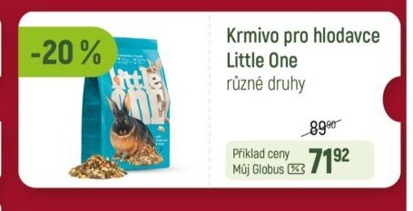 Krmivo pro hlodavce Little One různé druhy