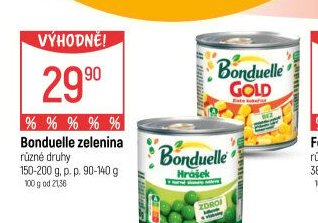 Bonduelle zelenina