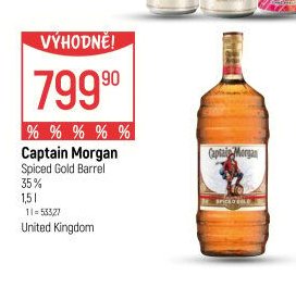 Captain Morgan Spiced Gold Barrel