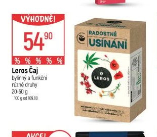 Leros Čaj 20-50 g