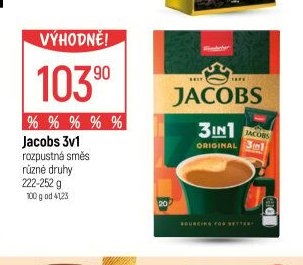 Jacobs 3v1 222-252 g