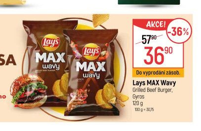 Lays MAX Wavy 120 g