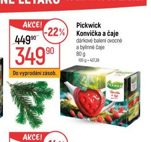 Pickwick Konvička a čaje