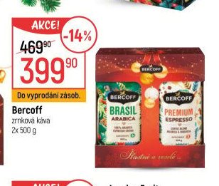Bercoff zrnková káva