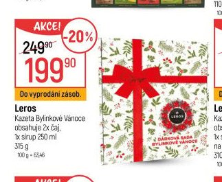 Leros Kazeta Bylinkové Vánoce