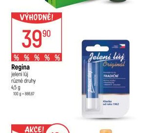 Regina jelení lůj