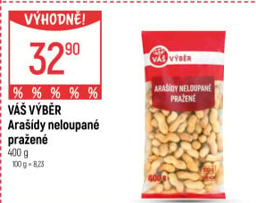 Arašídy neloupané Váš Výběr