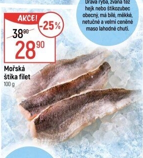 Mořská štika filety