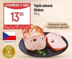 Teplá sekaná Globus