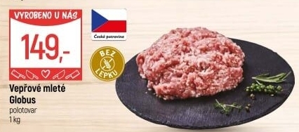 Vepřové mleté maso Globus