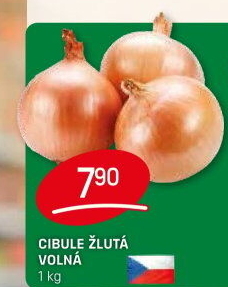 Cibule kuchyňská žlutá