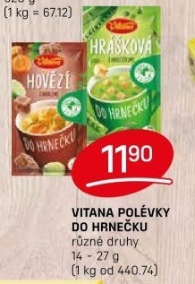 Instantní polévka do hrnečku Vitana