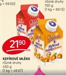 Kefírové mléko ochucené Mlékárna Valašské Meziříčí