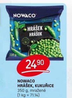 Kukuřice mražená Nowaco