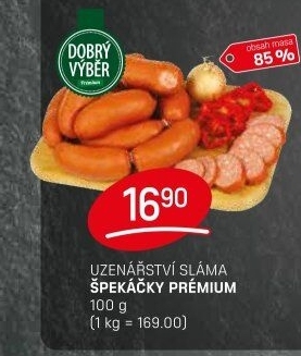 Špekáčky premium Dobrý Výběr