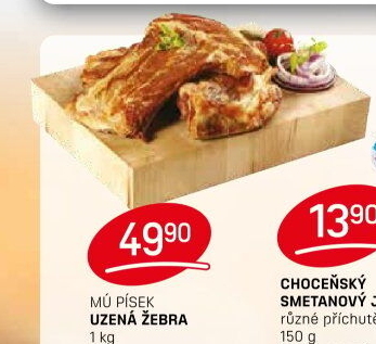 Vepřová uzená žebra Maso uzeniny Písek