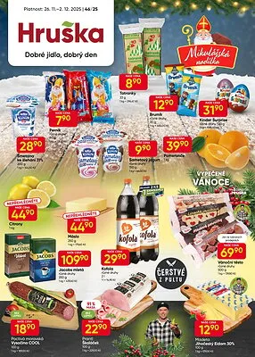 akční leták Hruška 26.11.2025-2.12.2025