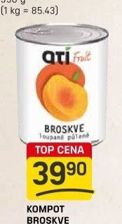 Kompot broskve 850 g, p. p. 470 g