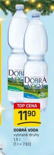 Dobrá voda vybrané druhy 1,5 l