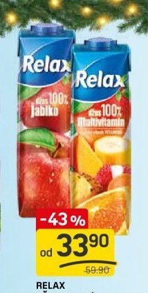 Relax džus 100% vybrané druhy 1 l