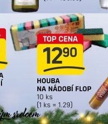 Houba na nádobí Flop 10 ks