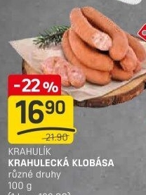 Krahulecká klobása Krahulík
