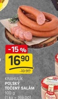 Salám polský točený Krahulík