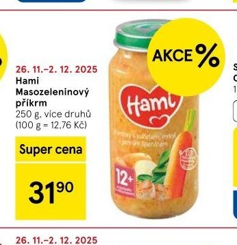 Hami Masozeleninový příkrm