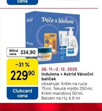 Indulona + Astrid Vánoční balíček